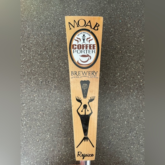Moab Coffee Porter Tap Handle - Picture 1 of 1